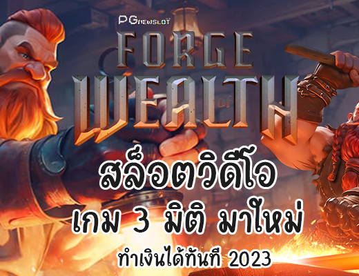 Forge of Wealth สล็อตวิดีโอ เกม 3 มิติ มาใหม่ ทำเงินได้ทันที 2023